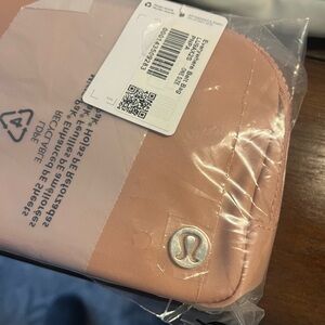 Lemon Peach Two-Tone Zip Pouch